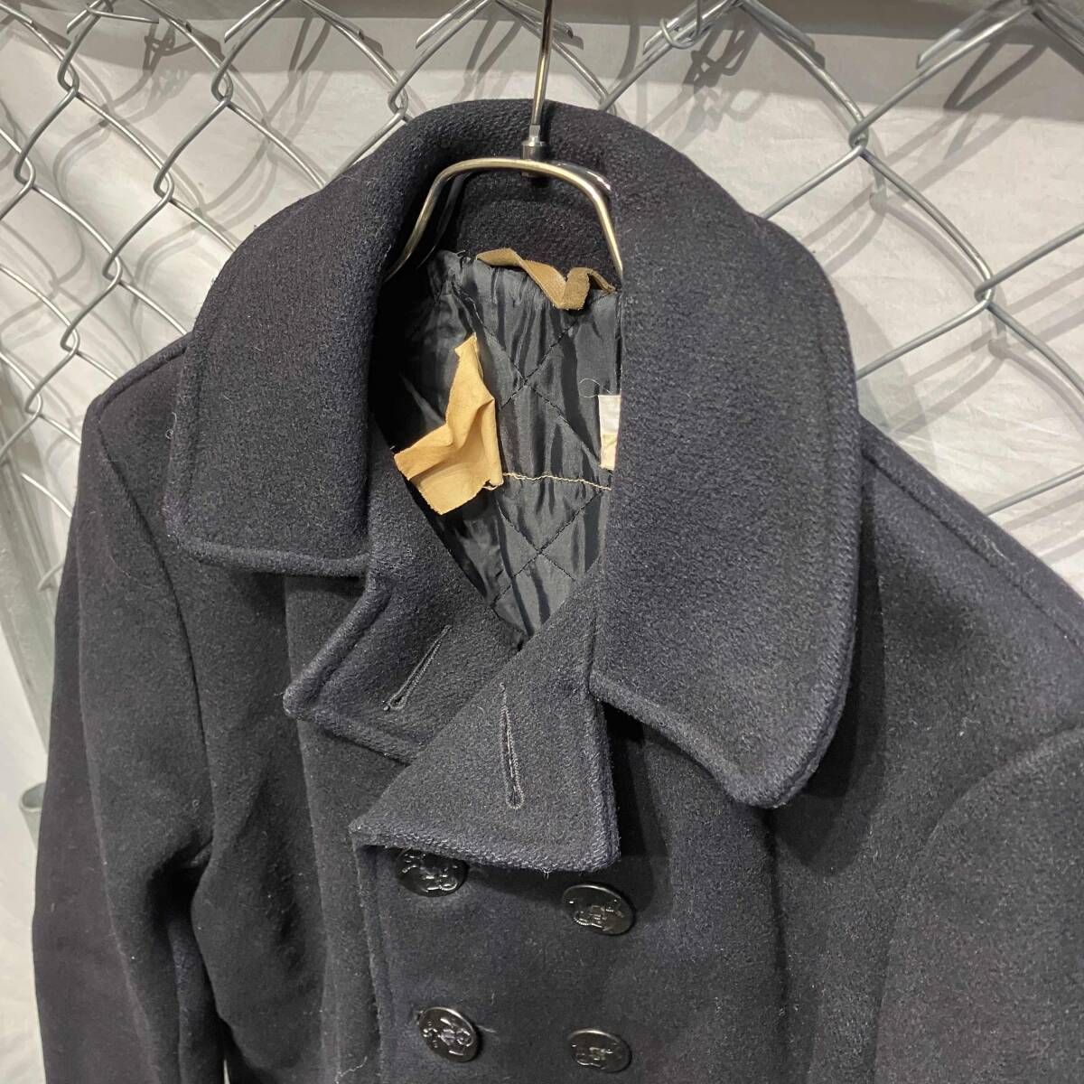 SCHOTT USA製 ピーコート Pコート size 20 ネイビー ショット - メルカリ