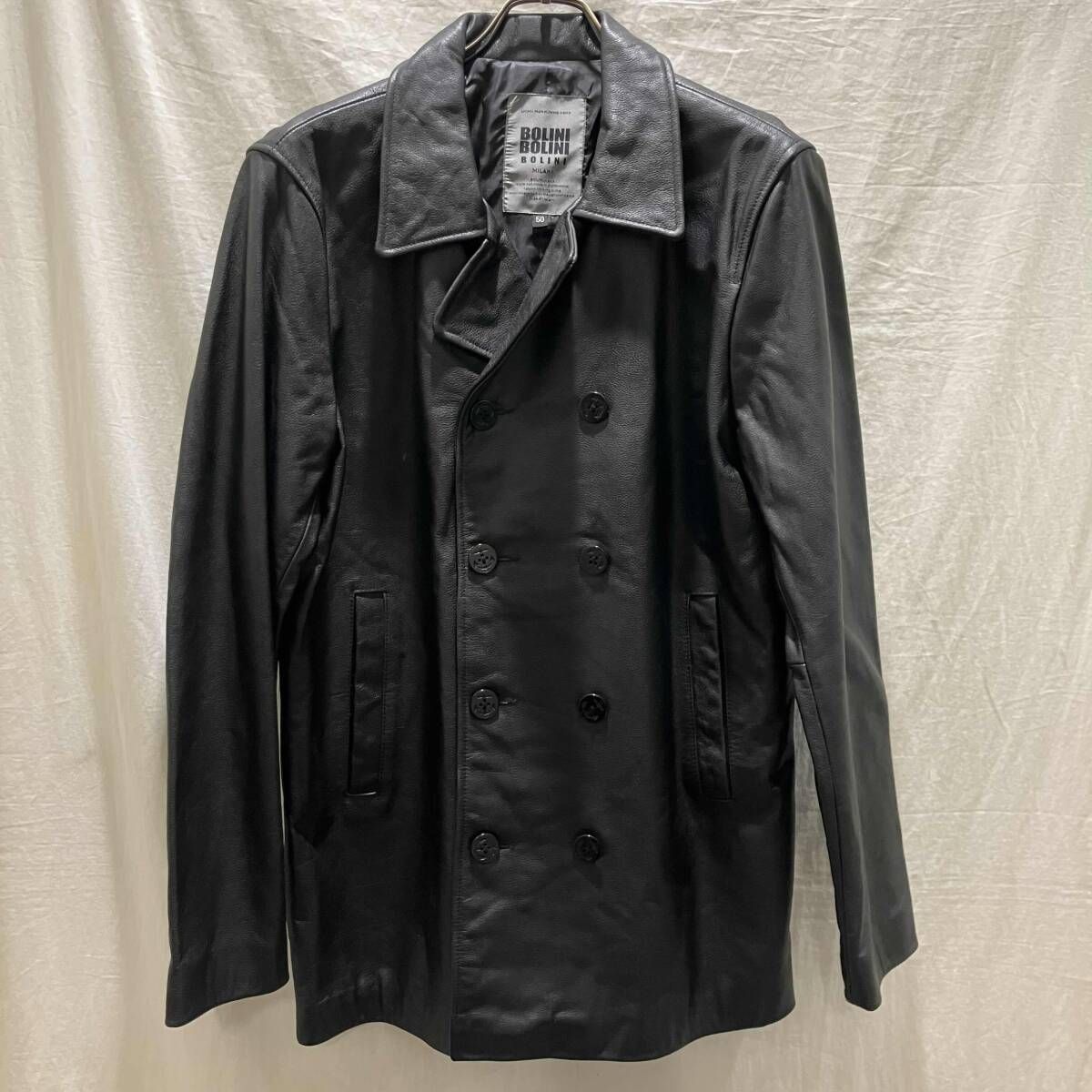 BOLINI ボリーニ TCB0369 レザージャケット ブラック size50 - メルカリ