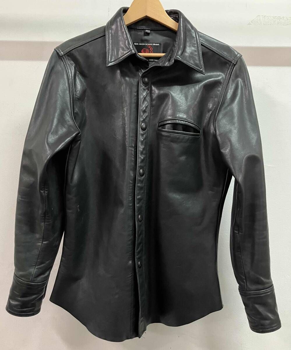 RED MOON レッドムーン 長袖シャツ 10周年記念 1000着限定 レザー