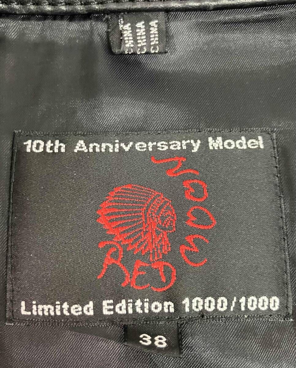 RED MOON レッドムーン 長袖シャツ 10周年記念 1000着限定 レザー