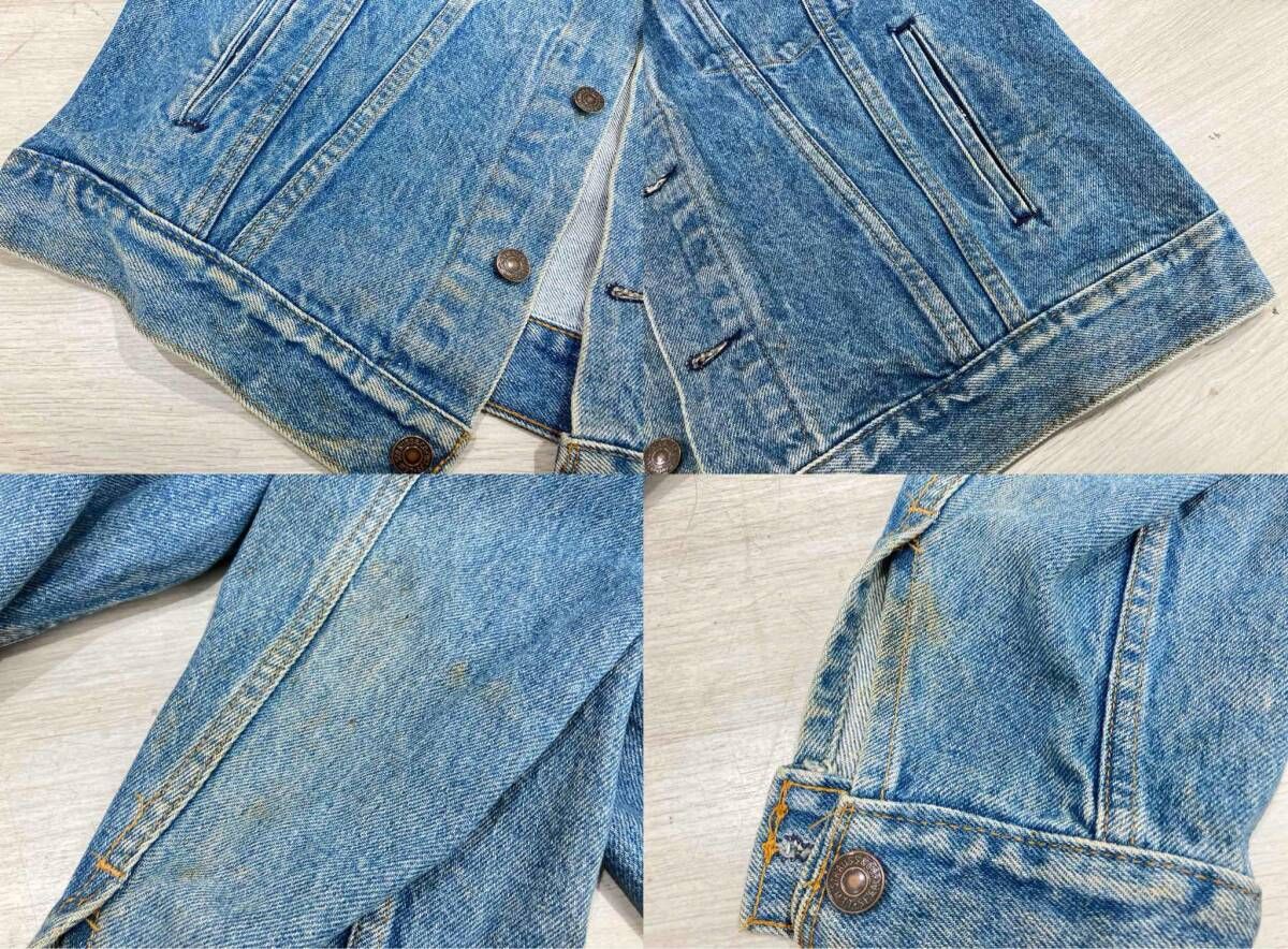 通年 LEVI'S リーバイス Gジャン デニムジャケット 70506 USA製 80s