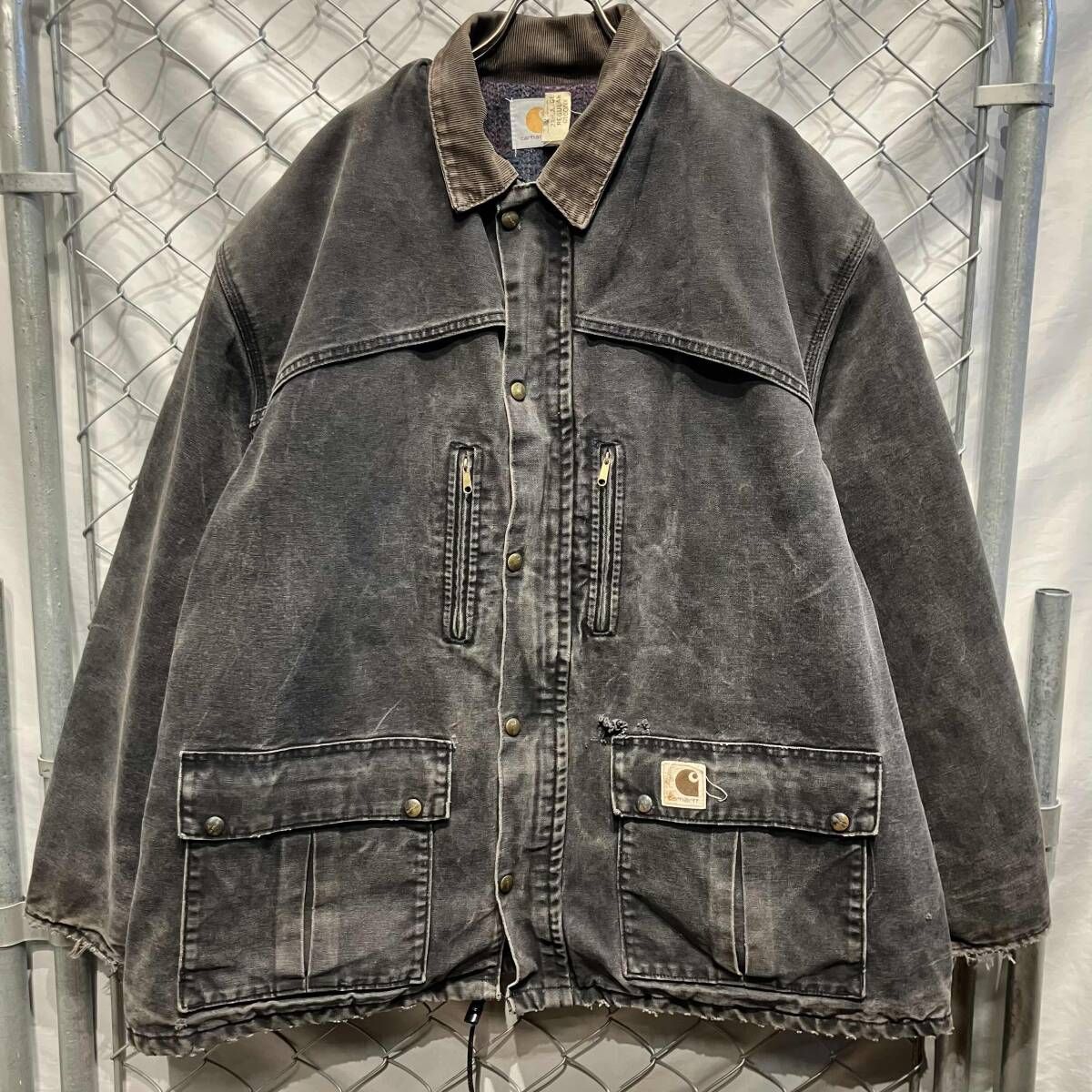80-90s USA製Carhartt ダックカバーオール 内ブランケット size 2XL