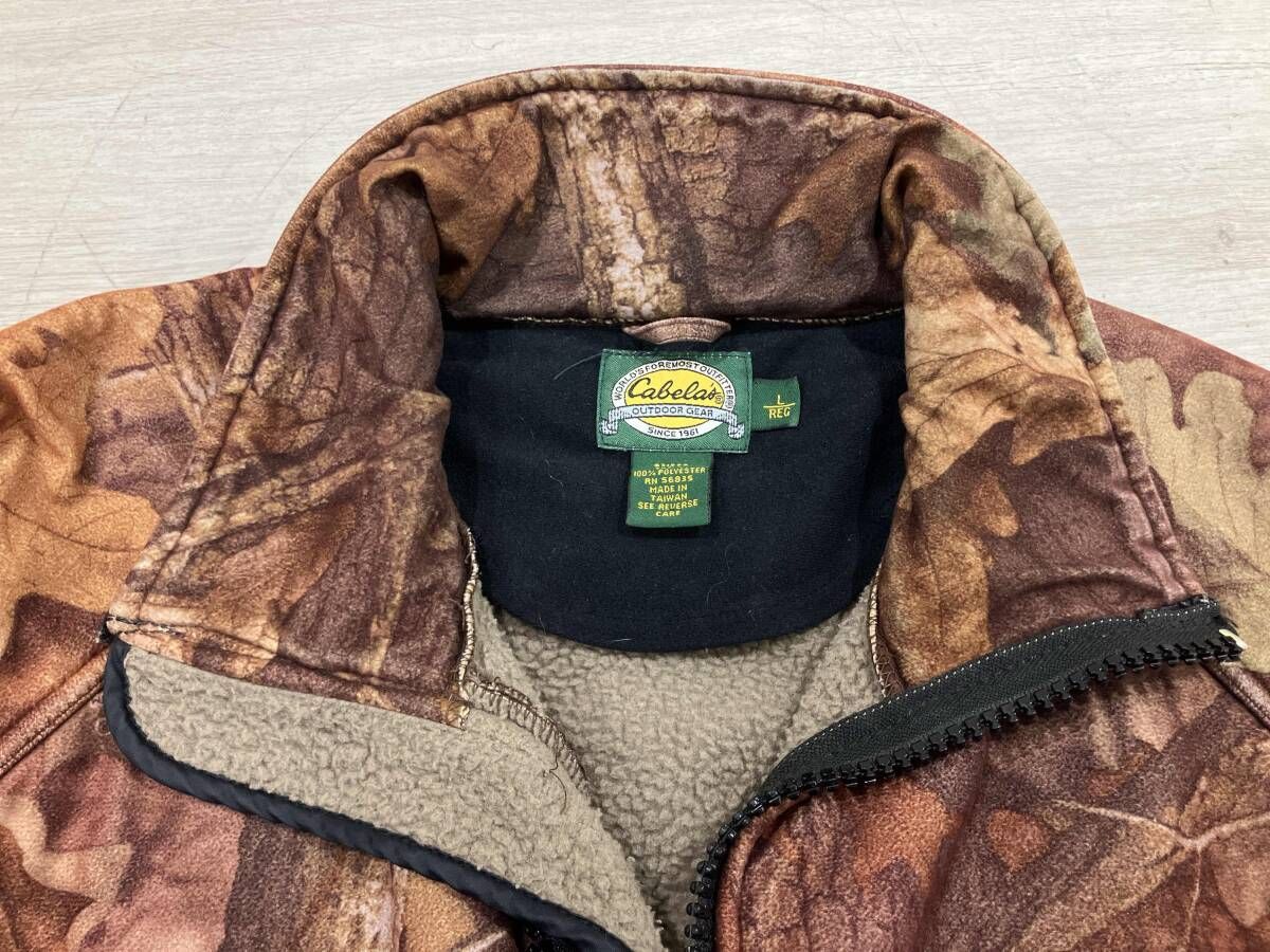 冬 Cabelas カベラス リアルツリー カモフラジャケット ジップアップ