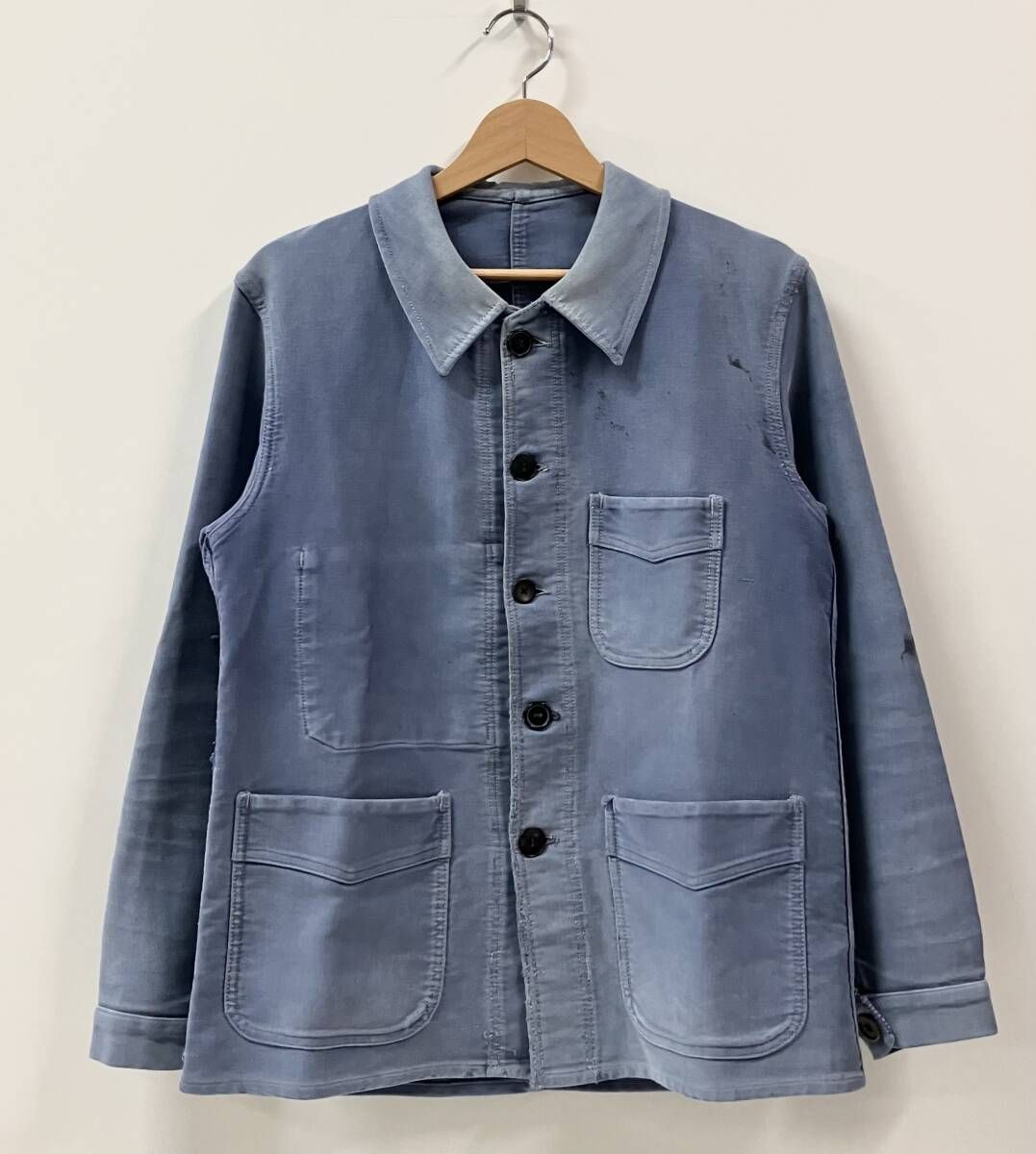 ADOLPHE LAFONT アドルフラフォン ブルーモールスキンジャケット