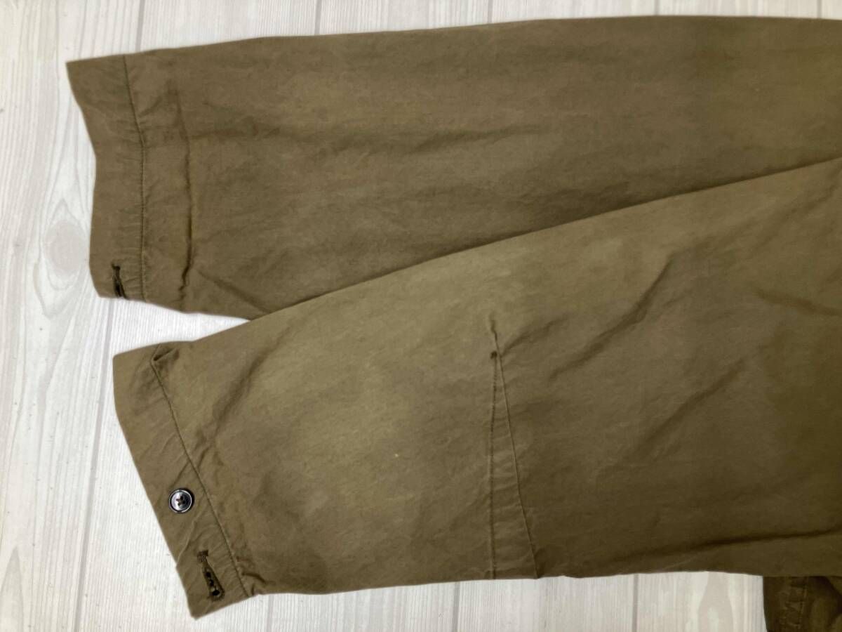 orslow オアスロウ 節約 ノーカラーコート サイズ0 カーキ