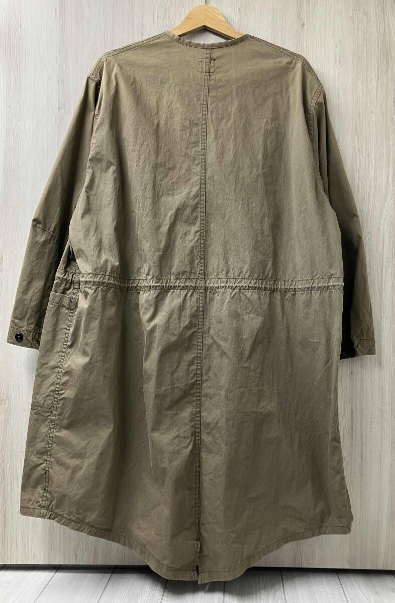 orslow オアスロウ 節約 ノーカラーコート サイズ0 カーキ