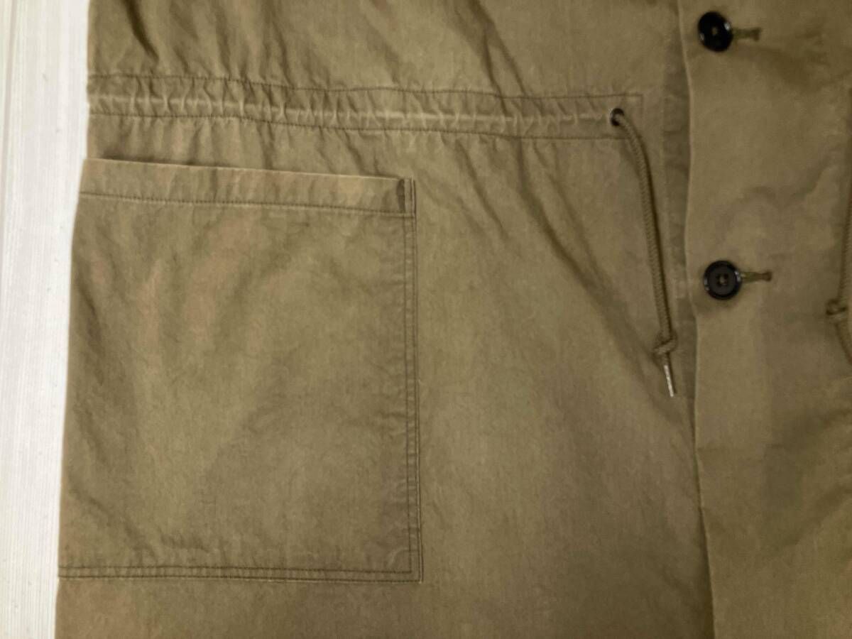 orslow オアスロウ 節約 ノーカラーコート サイズ0 カーキ