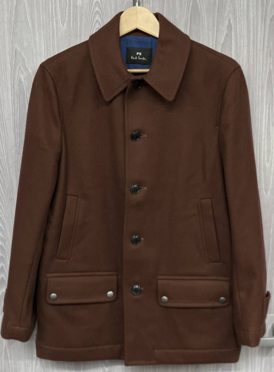 ワインレッド PAUL SMITH／ポールスミス／PY-BM-77325／ピーコート／S