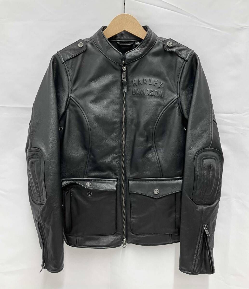 ef　HARLEY DAVIDSON 　 シングルライダース ハーレーダビッドソン シングルライダースジャケット レザージャケット