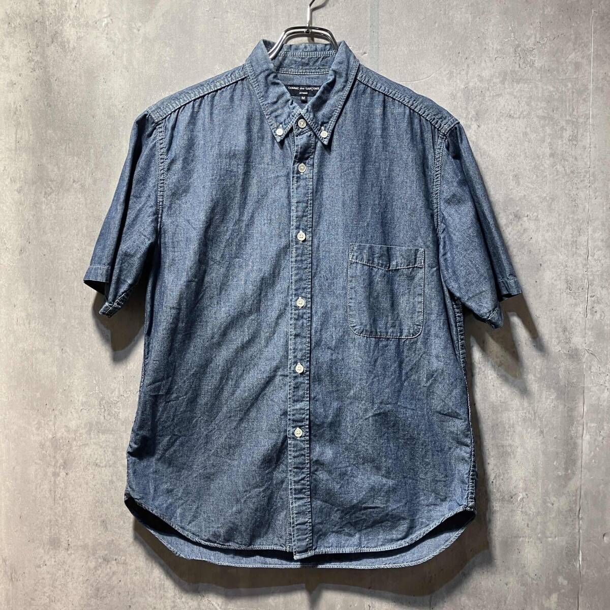 COMME des GARCONS HOMME Short sleeve denim shirt sizeM 半袖デニム