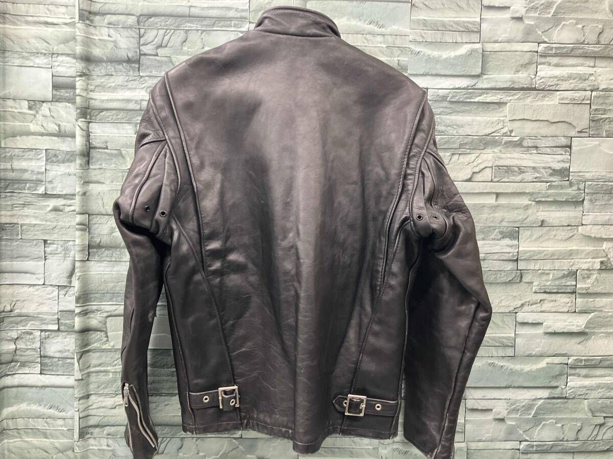 SCHOTT/シングルライダース/牛革レザージャケット/サイズ36/ブラック