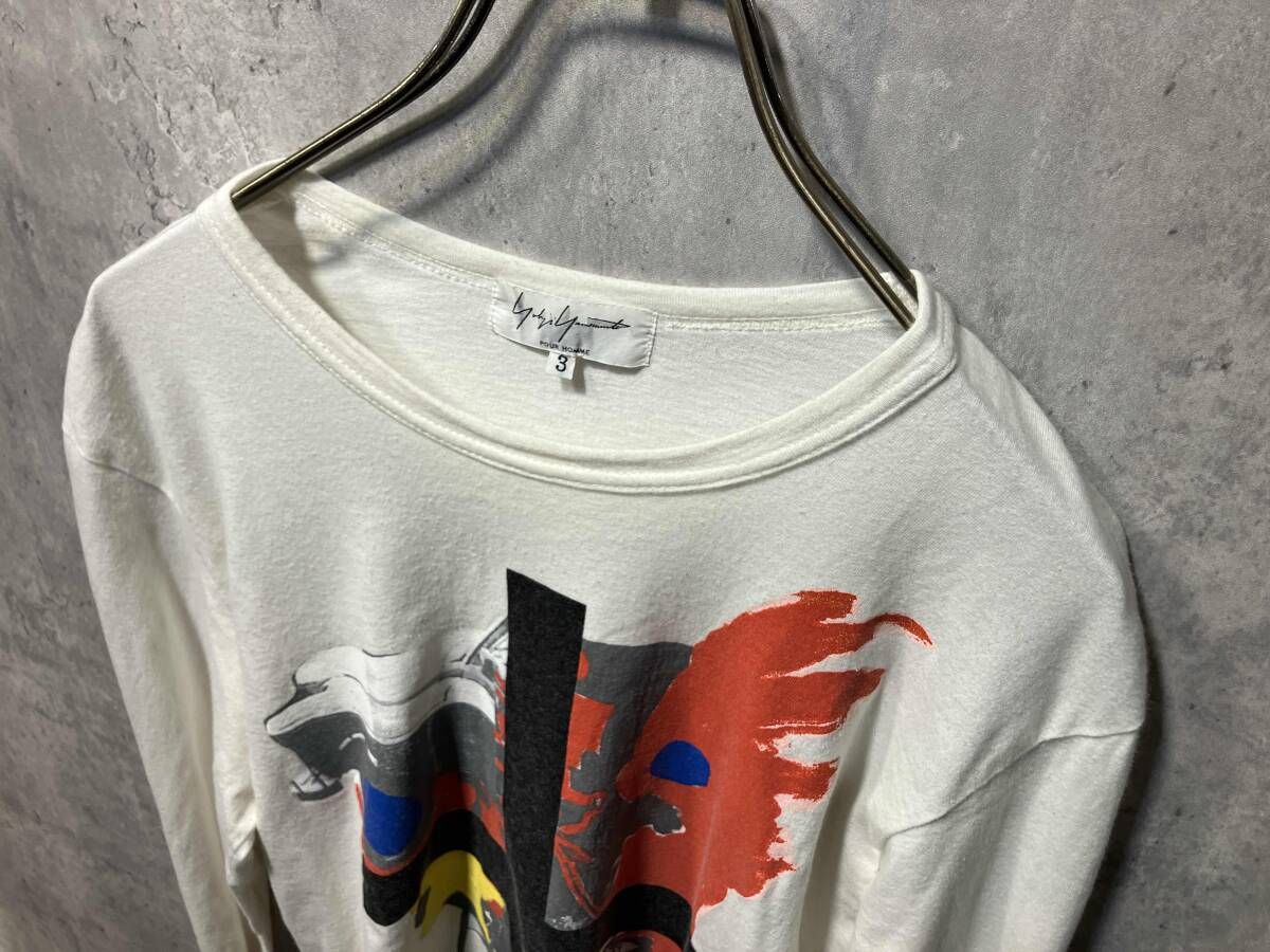 04AW YOHJI YAMAMOTO POUR HOMME × 松岡亮 プリントカットソー HJ-T80