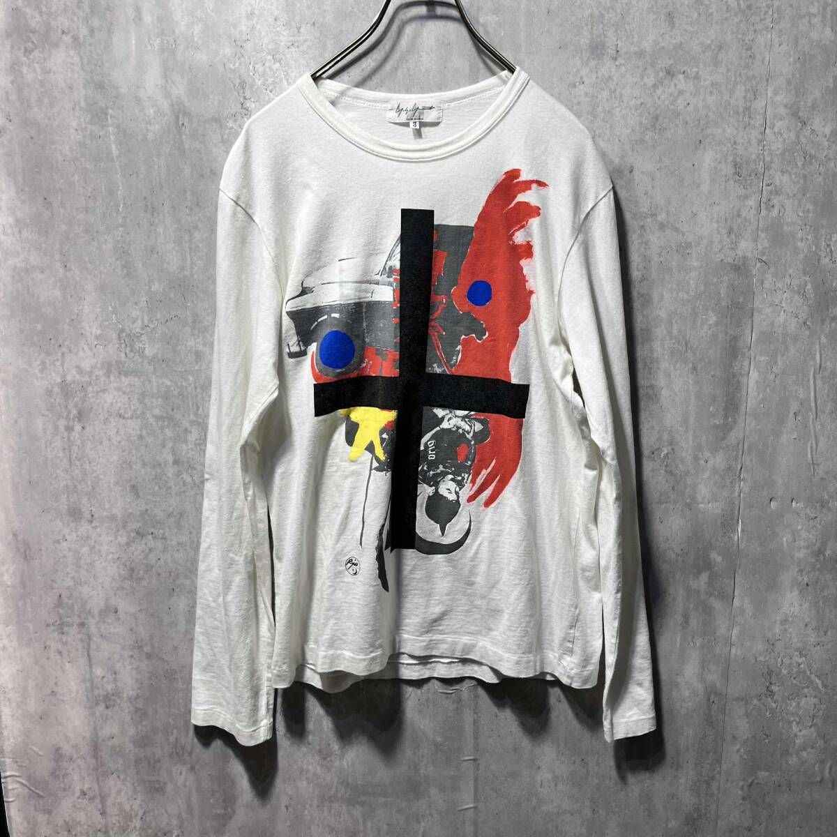 04AW YOHJI YAMAMOTO POUR HOMME × 松岡亮 プリントカットソー HJ-T80