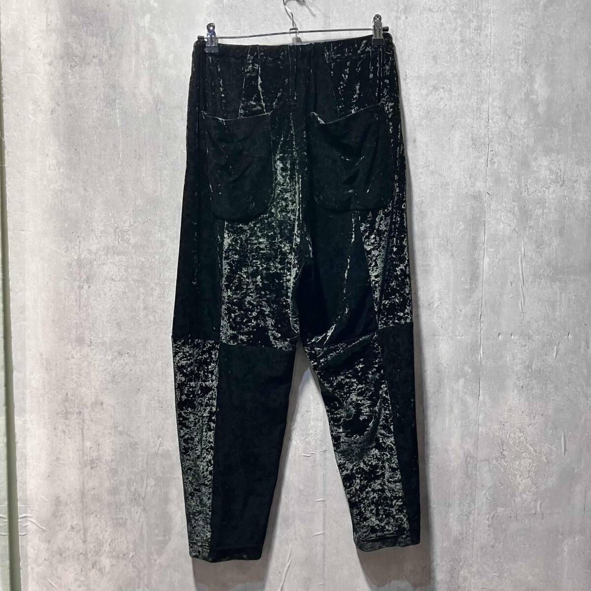 MIYAO ベロアイージーパンツ ロングパンツ ブラック MXPT 02 サイズS ミヤオ