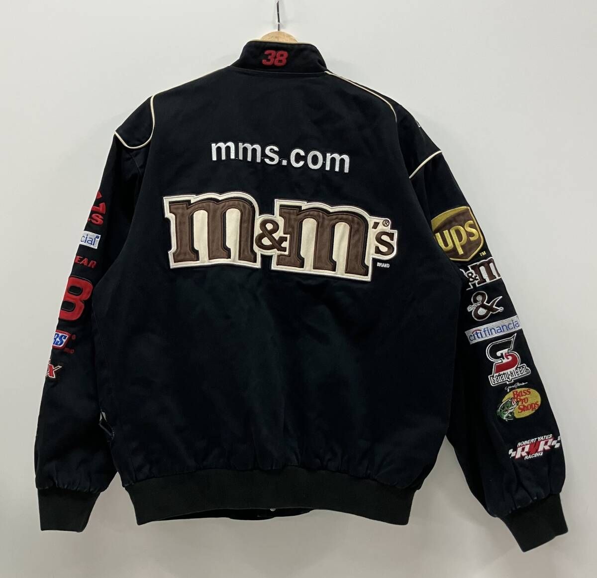M&M's サテン ブルゾン Mサイズ JH Design ジェイエイチデザイン ブルゾン M&M's 企業レーシング