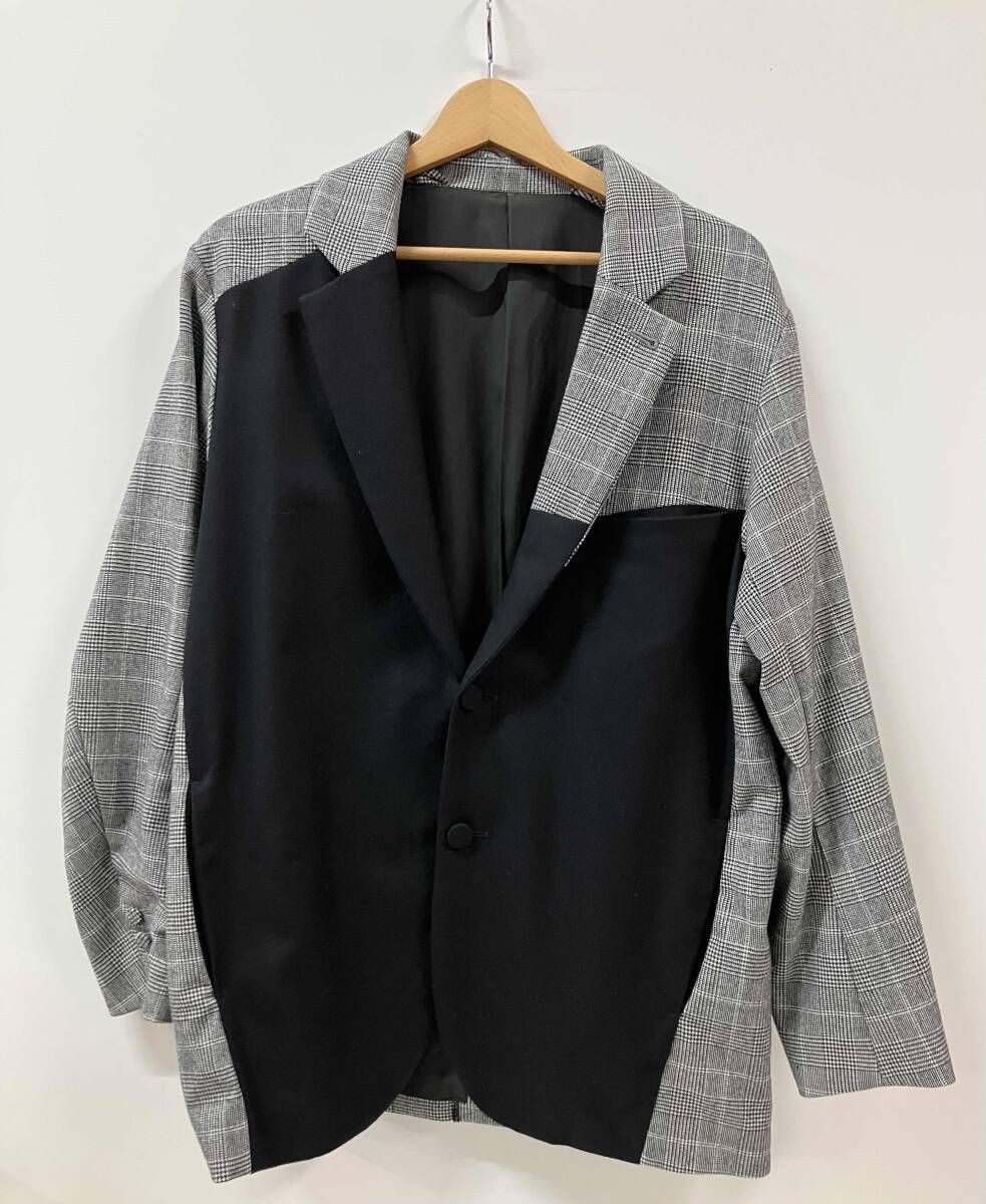 PHINGERIN フィンガリン テーラードジャケット ウール 日本製 PD-182-JK-061 サイズS グレー