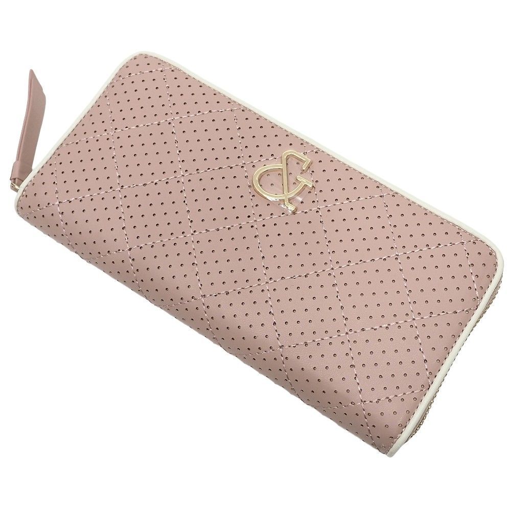 未使用品 PINKY&DIANNE インターセクト ラウンド ウォレット 長財布