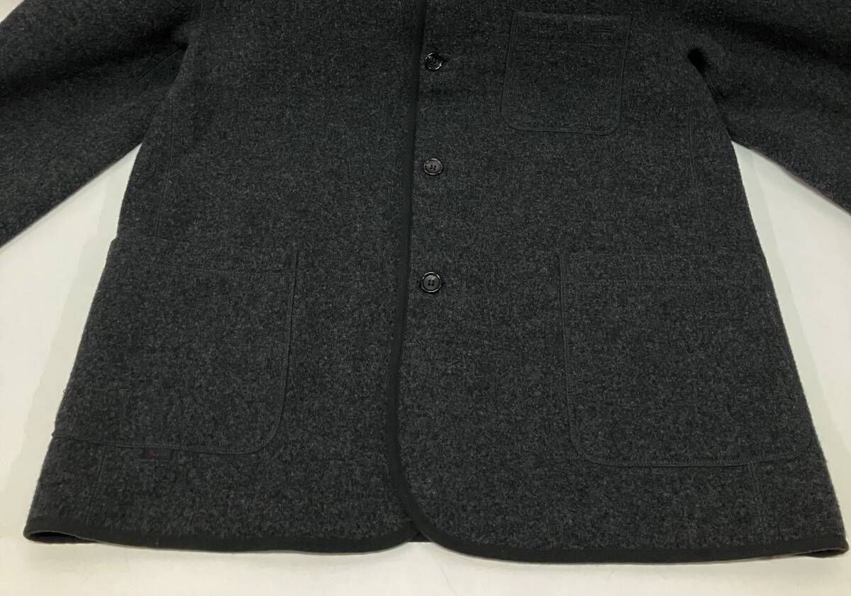 Papas パパス D0414FJM42 その他コート ウールコート サイズM グレー