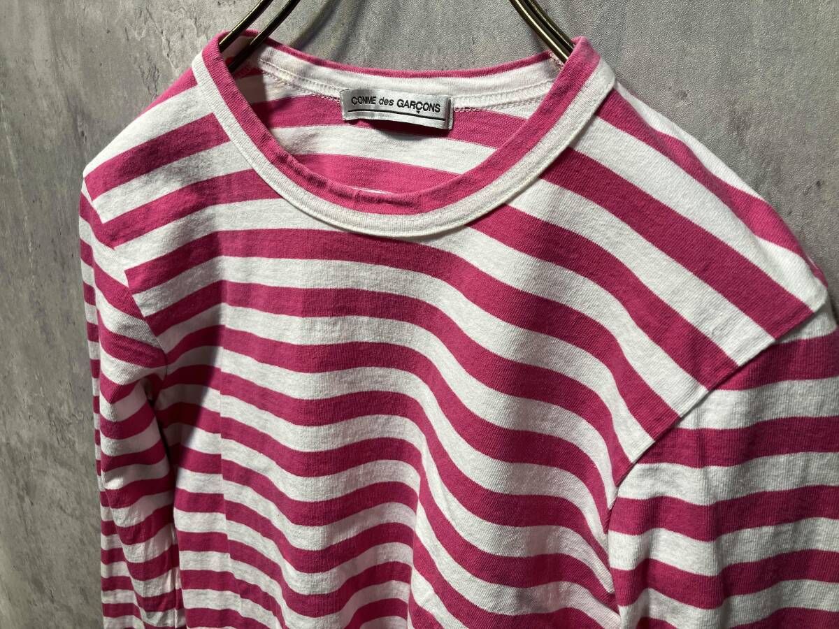 AD2023 COMME des GARCONS ボーダーカットソー 長袖Tシャツ