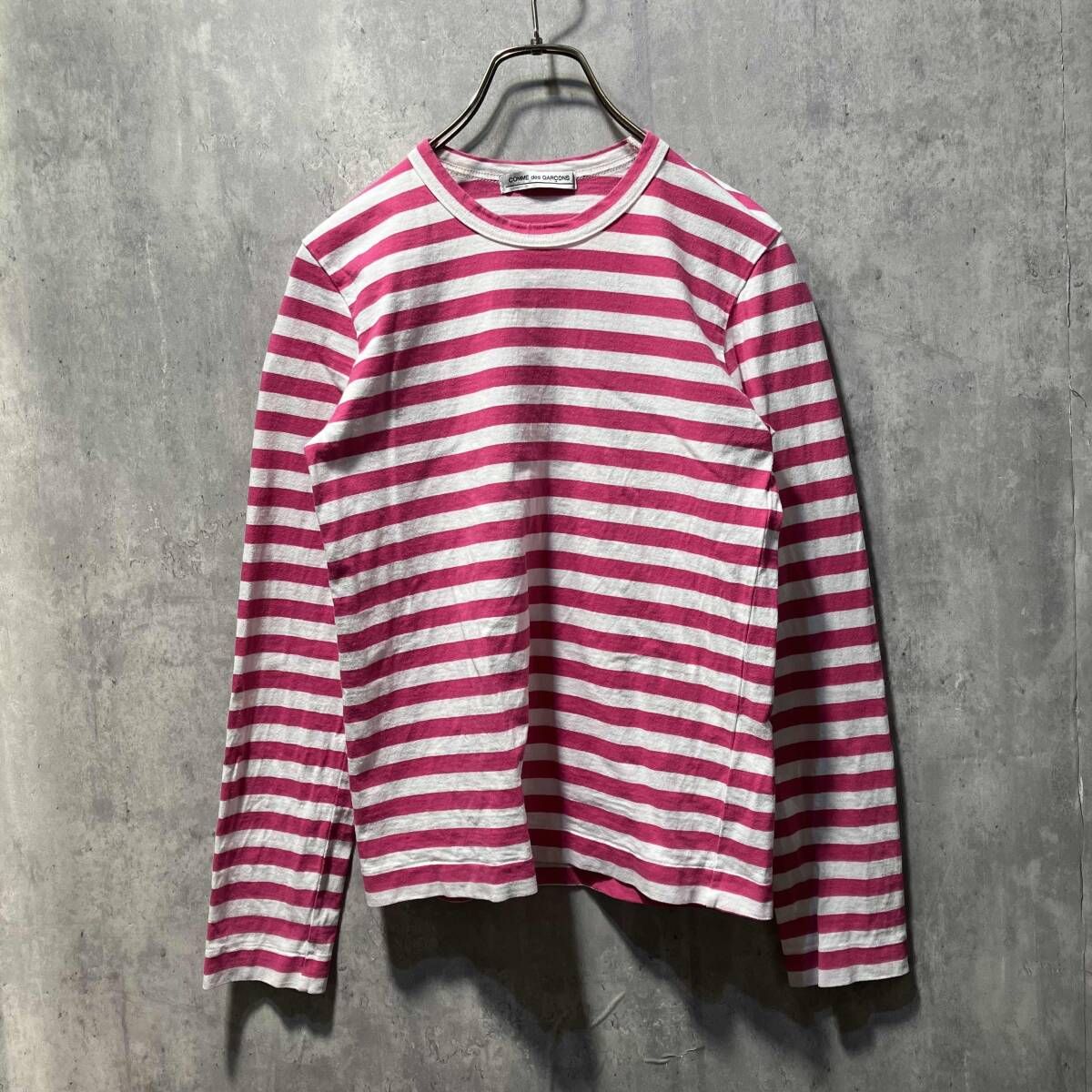 AD2023 COMME des GARCONS ボーダーカットソー 長袖Tシャツ