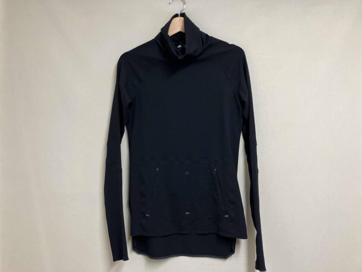 Y-3 adidas ワイスリー アディダス ブラック 長袖Tシャツ タートルネック XSサイズ BS 4779