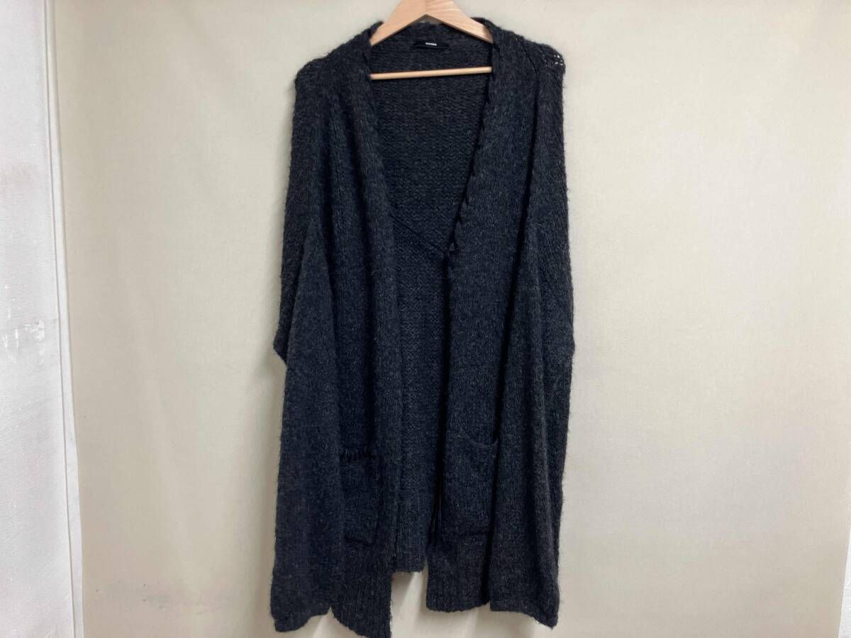 DIESEL ディーゼル 薄手ニットカーディガン ブラック Sサイズ イタリア製
