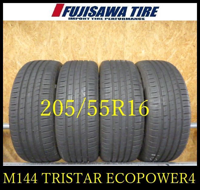 M 144 G 製造 約8部山 TRISTAR 205 55 R 16 4本