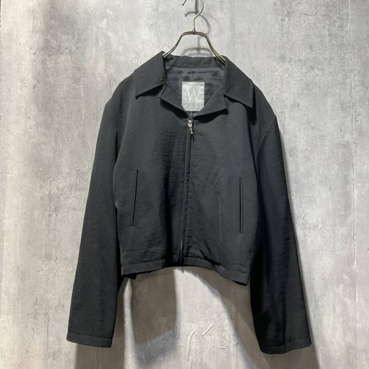 90s archive WORK SHOP YOHJI YAMAMOTO ウールギャバジンジップ