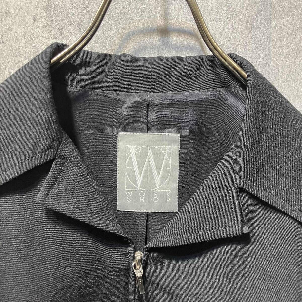 90s archive WORK SHOP YOHJI YAMAMOTO ウールギャバジンジップ