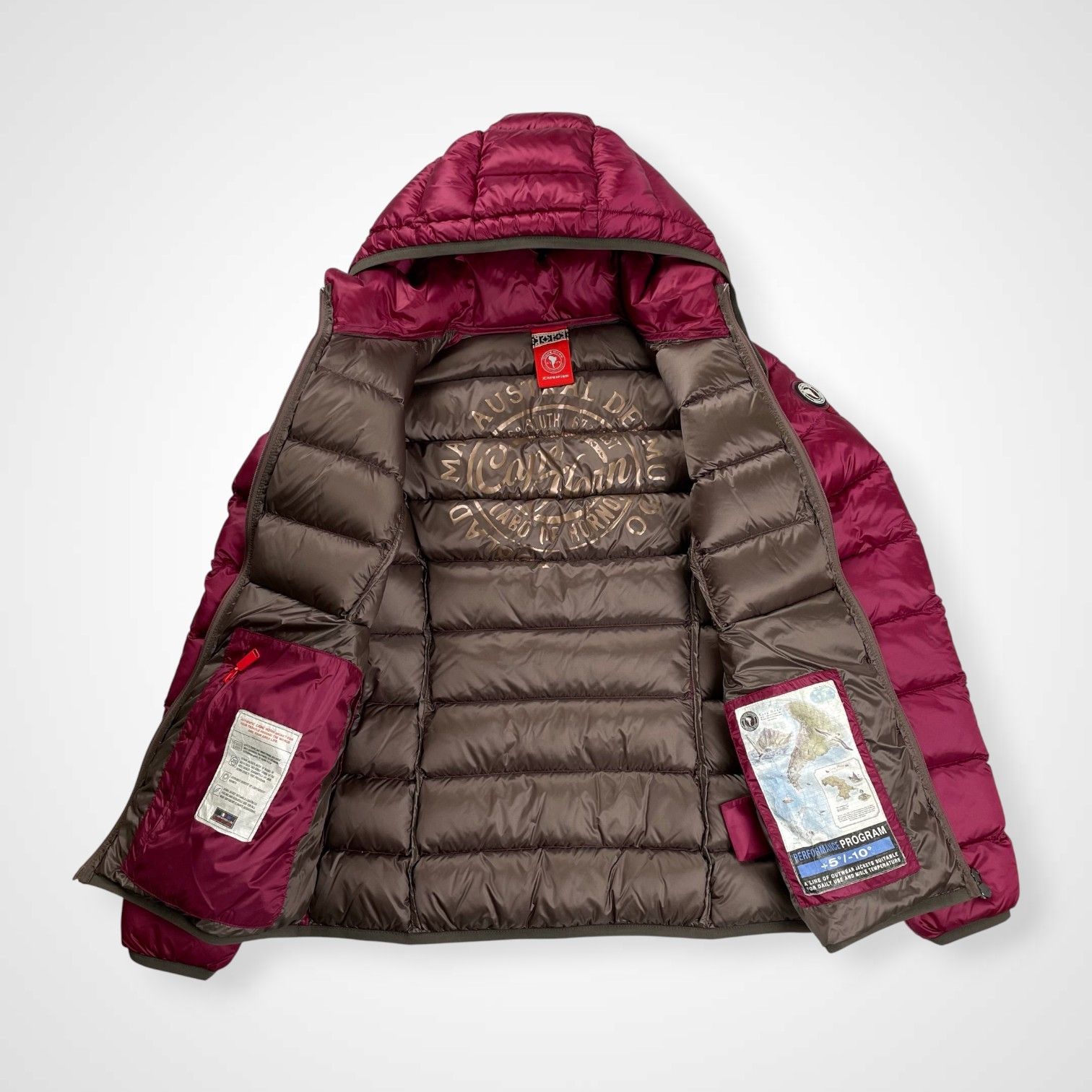 CAPEHORN ケープホーン / TIERRA SRL ダウンジャケット レッド 参考