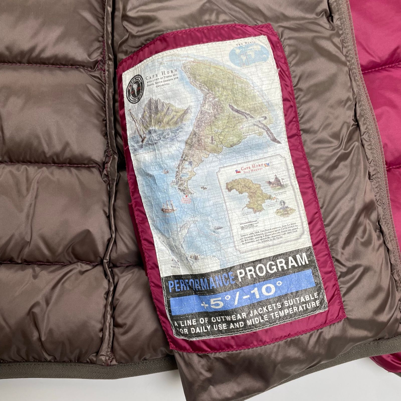 CAPEHORN ケープホーン / TIERRA SRL ダウンジャケット レッド 参考