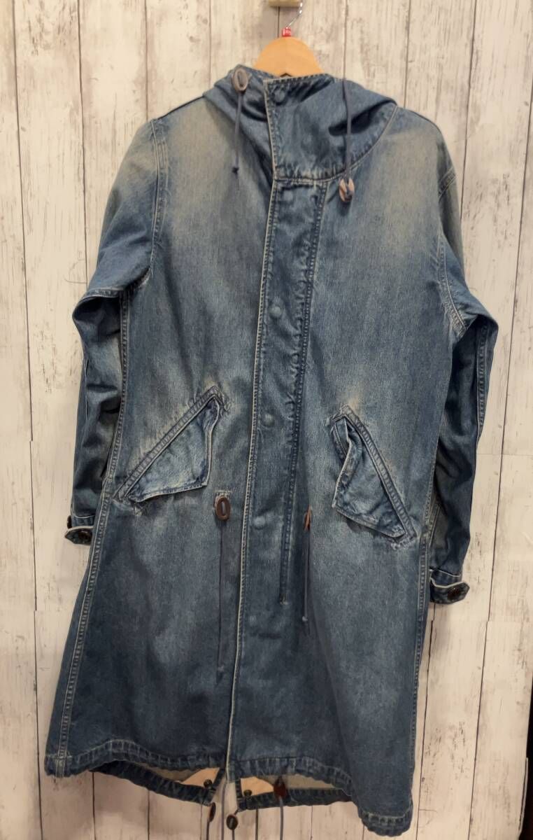 Johnbull ジョンブル モッズコート (M-51)デニム生地 フィッシュテール