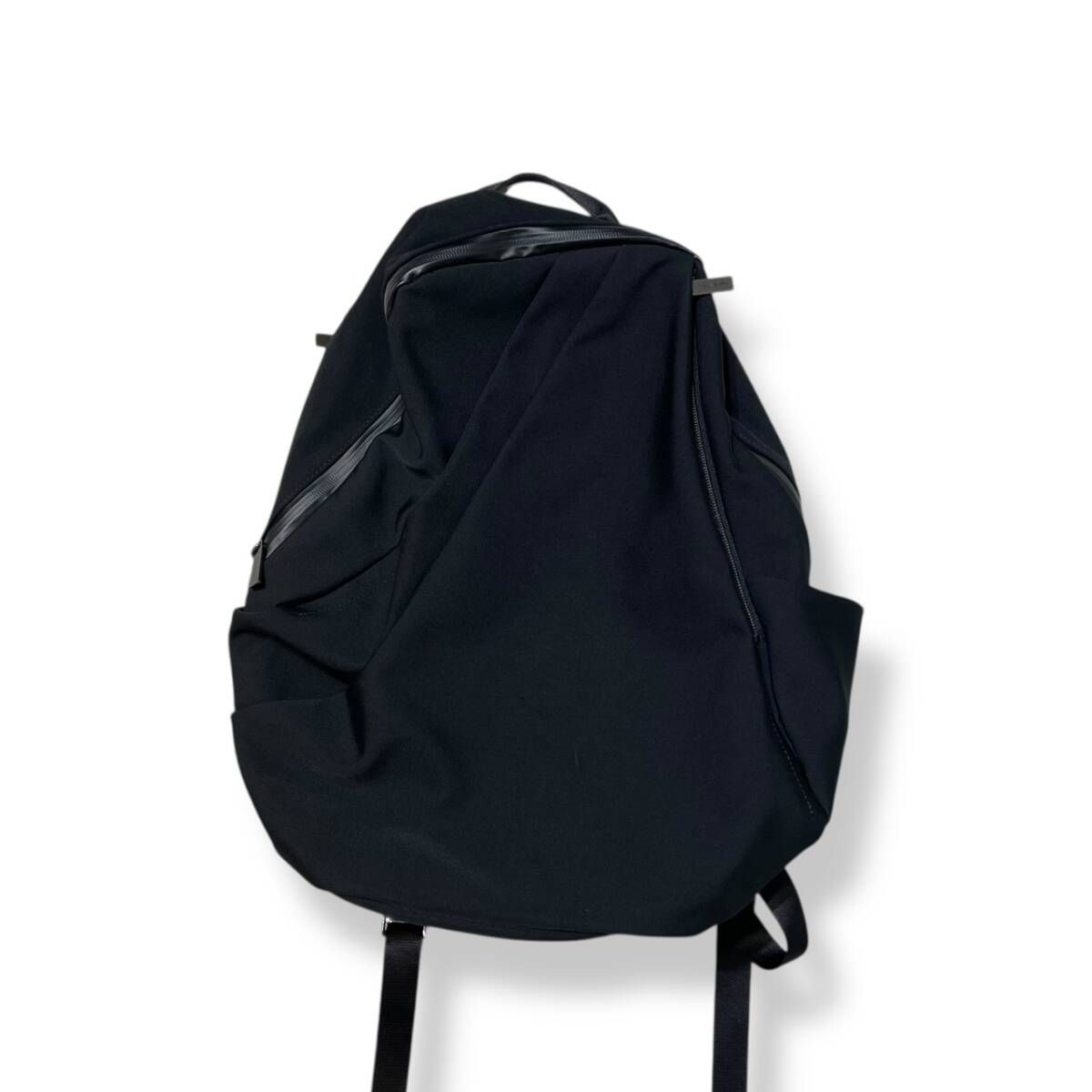 25 ss YOHJI YAMAMOTO POUR HOMME WOOL GABARDINE NYLON TUCK BACKPACK 表面キズ有り ヨウジヤマモトプールオム