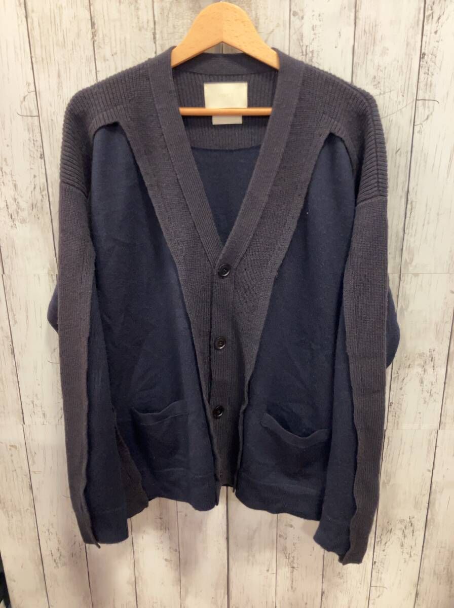 YOKE ヨーク カーディガン ネイビー ウール サイズ1