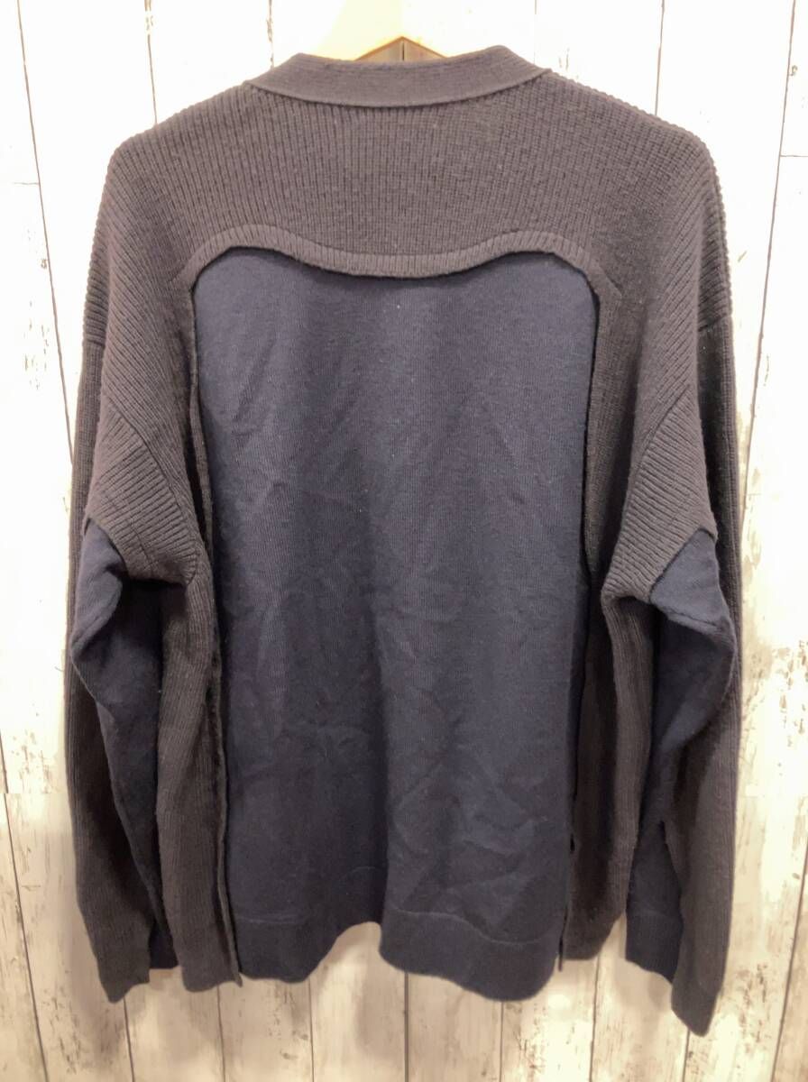 YOKE ヨーク カーディガン ネイビー ウール サイズ1