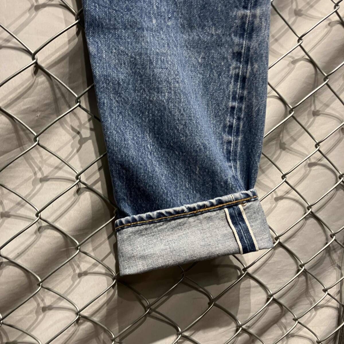70s LEVI'S 66後期 501 USA製 赤耳 ボタン裏6 size W30 L34 リーバイス