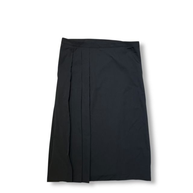 23ss YOHJI YAMAMOTO POUR HOMME シワギャバジンプリーツベンツラップ