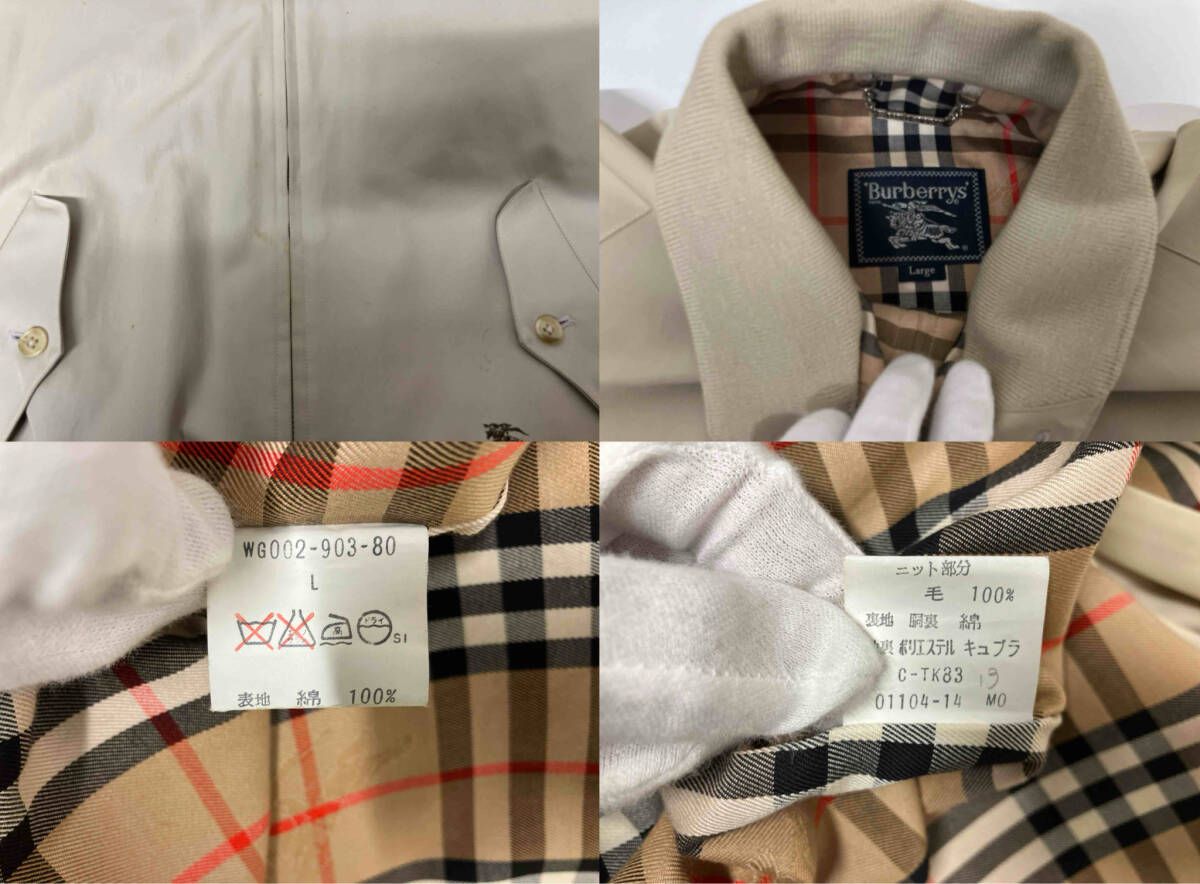 Burberrys' バーバリーズ スウィングトップ ベージュ Lサイズ WG002