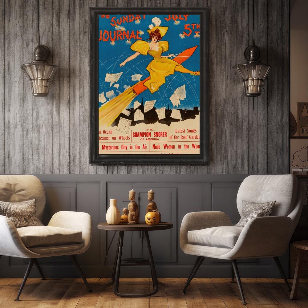 B2サイズ（約51x73cm）】【bn-poster-1653】超古いポスター 復刻 絵画