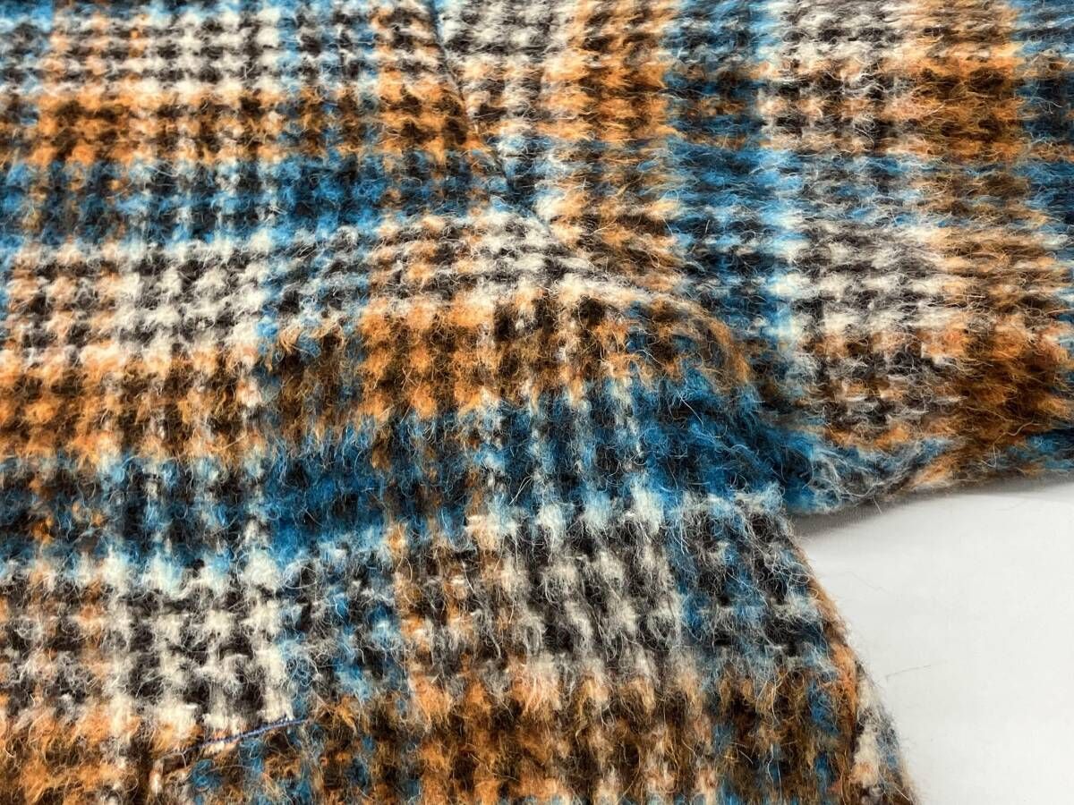 ALWAYS OUT OF STOCK SHAGGY CHECK ZIP-UP BLOUSON オールウェイズ