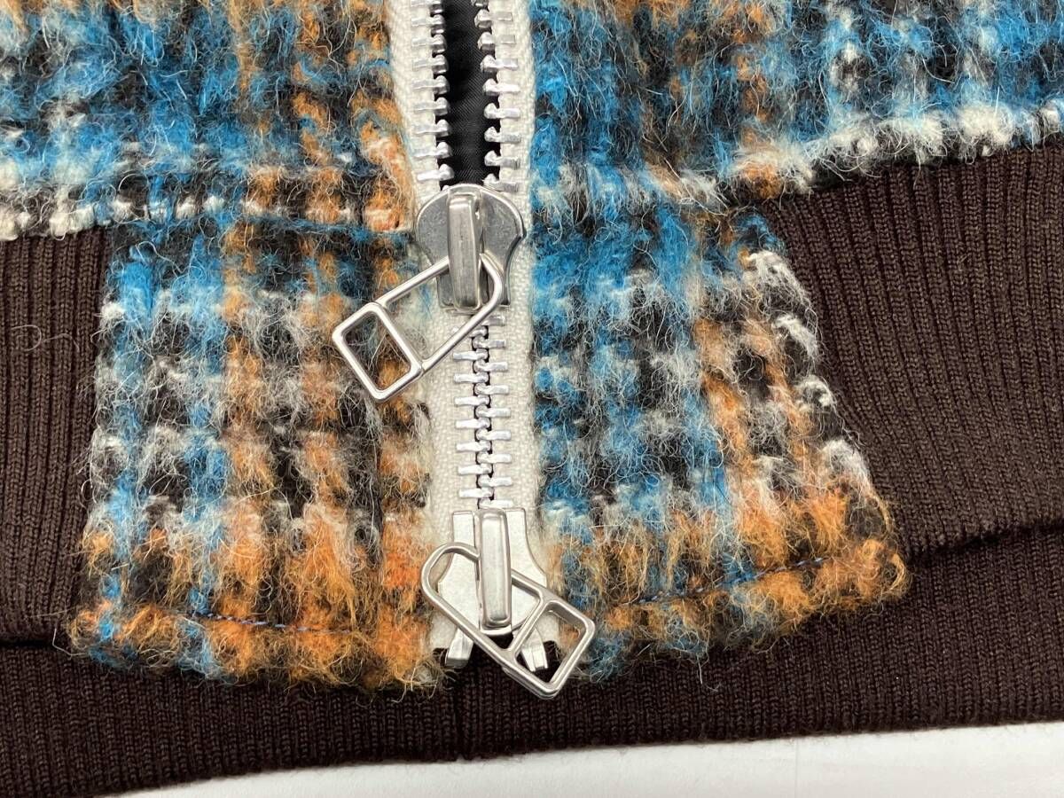 ALWAYS OUT OF STOCK SHAGGY CHECK ZIP-UP BLOUSON オールウェイズ