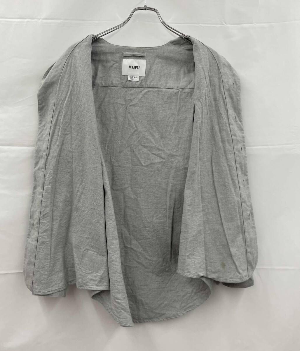 WTAPS ダブルタップス 長袖シャツ 231TQDT-SHM07 ベースボールシャツ