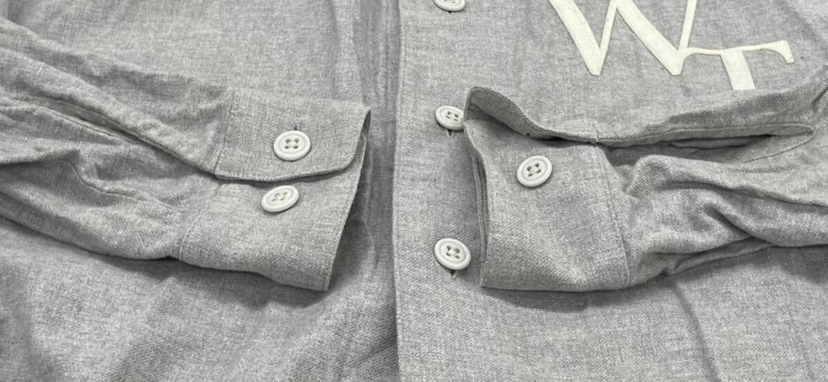 WTAPS ダブルタップス 長袖シャツ 231TQDT-SHM07 ベースボールシャツ