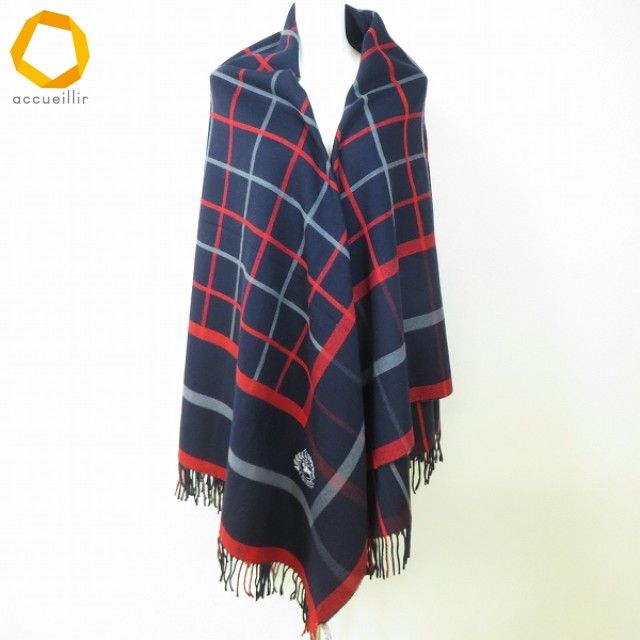 Burberrys ウール大判ショール イタリア製 ヴィンテージタグ付き we