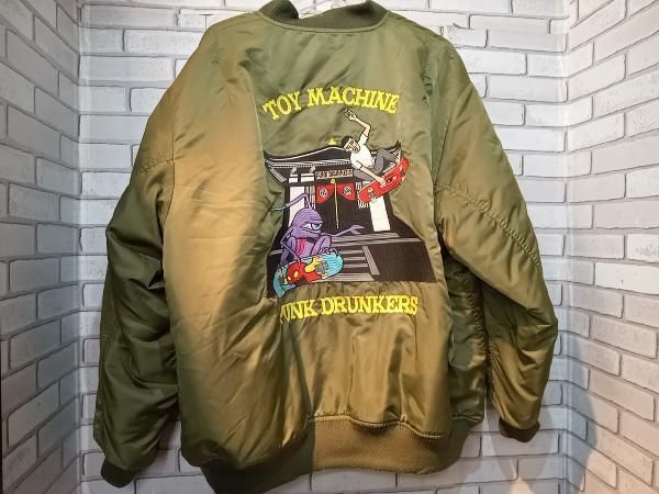 PUNKDRUNKERSパンクドランカーズ ブルゾン PDS TOY MACHINE MA-1 L