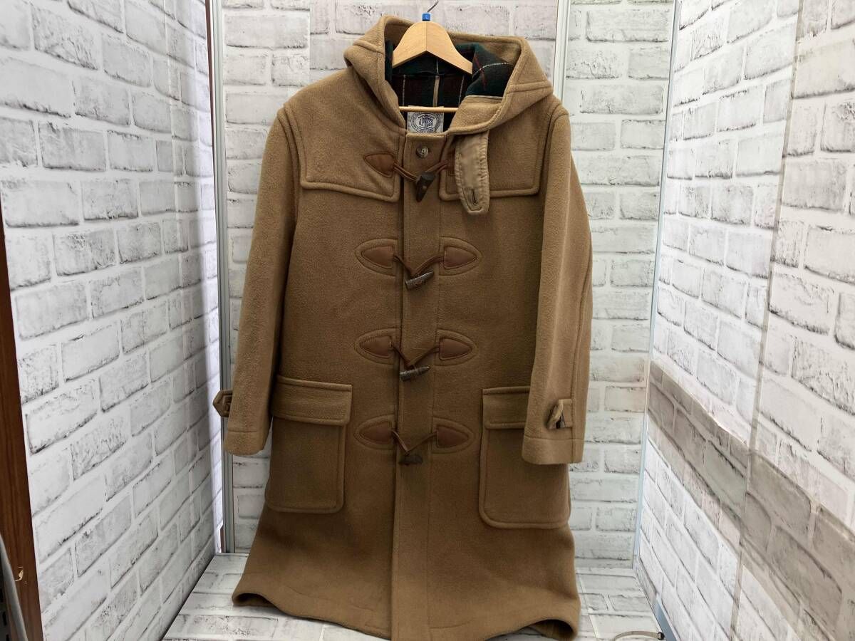 J.PRESS/ダッフルコート/Lサイズ/ブラウン/内側グリーンチェック