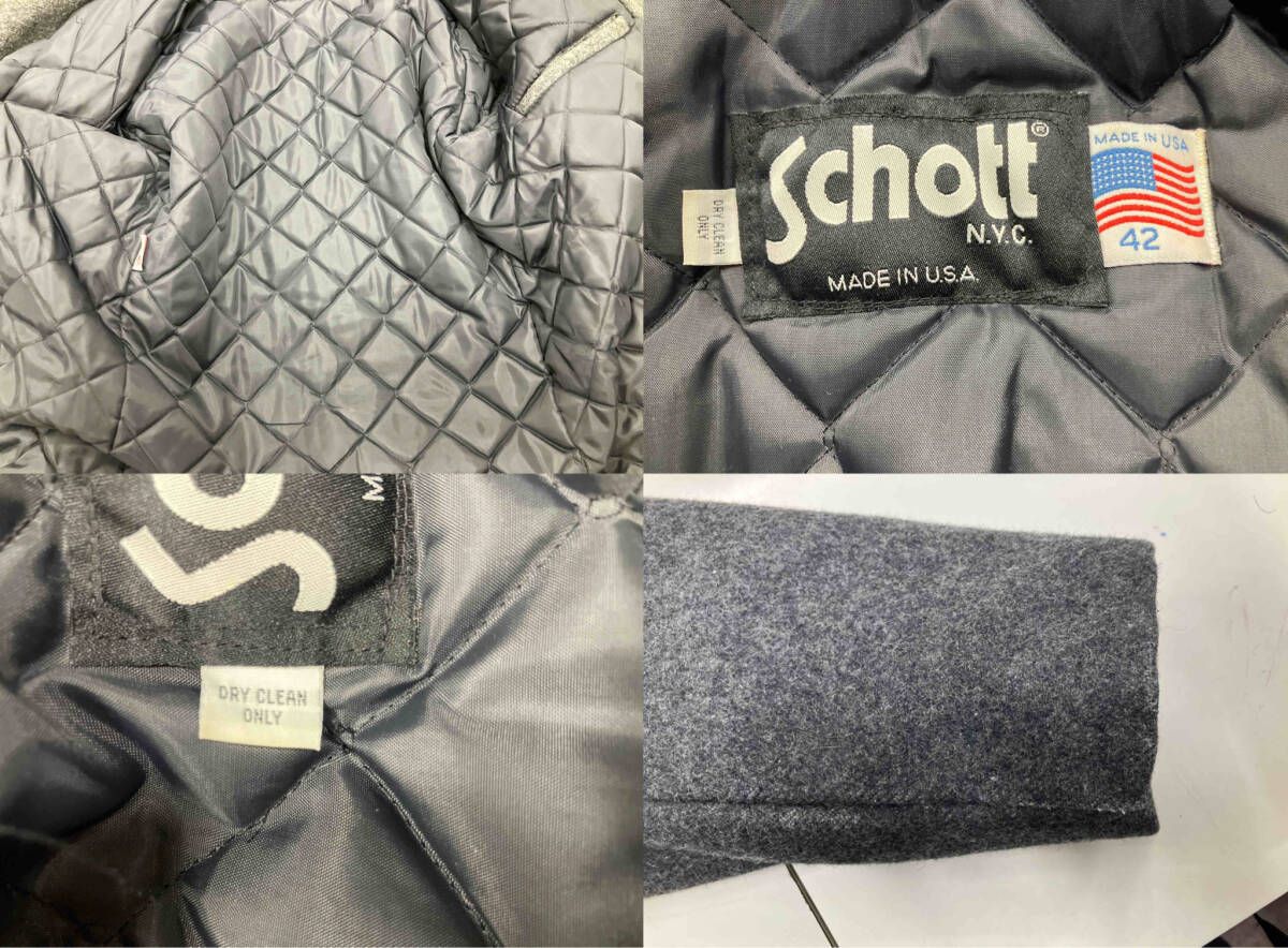 SCHOTT ／ショット 736A シングル ピーコート ウール ジャケット