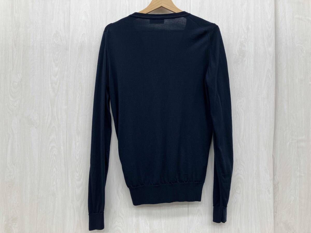 JOHN SMEDLEY ジョンスメドレー セーター CA 45540 ネイビー メンズ Sサイズ