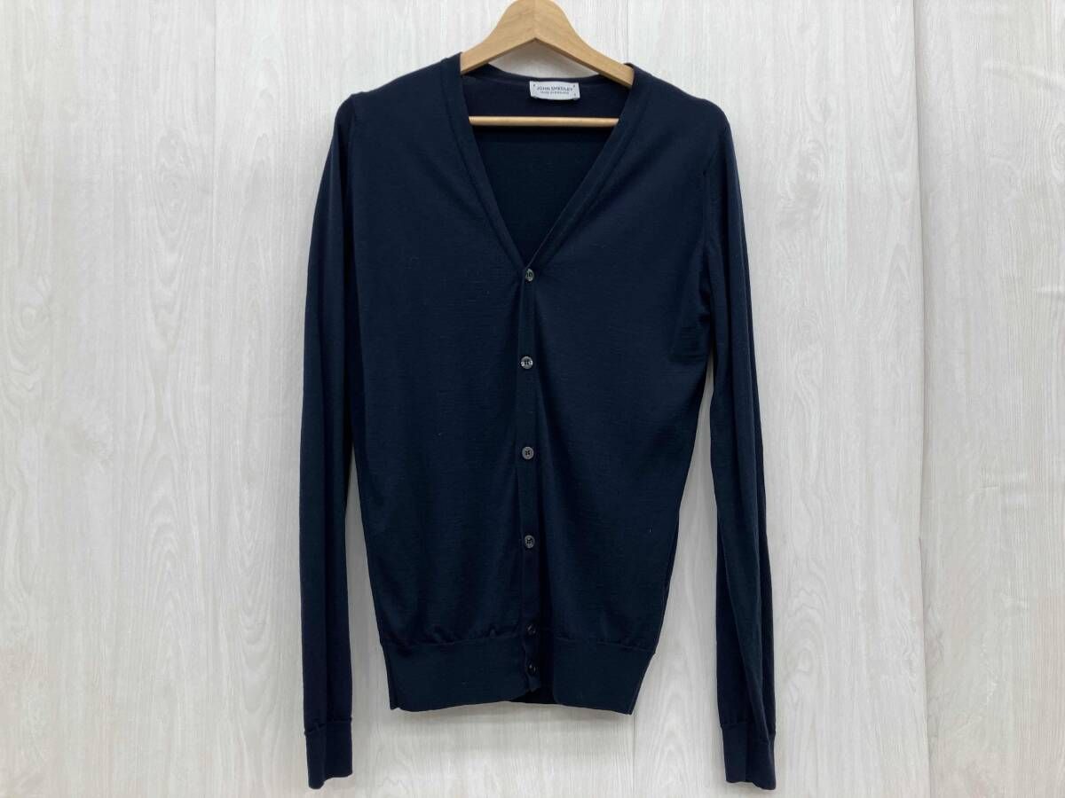 JOHN SMEDLEY ジョンスメドレー セーター CA 45540 ネイビー メンズ Sサイズ