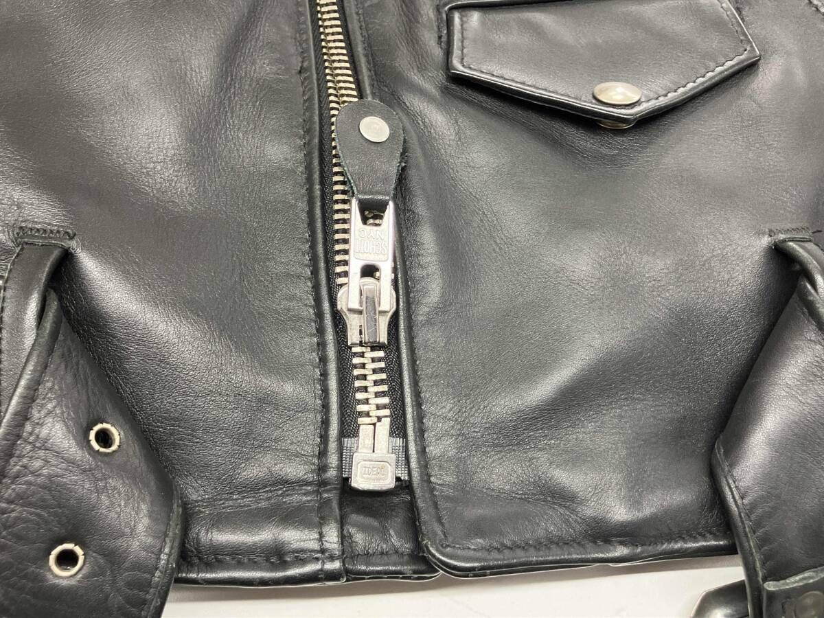 Schott ダブルライダースジャケット ショット レザージャケット ワン